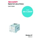 Sharp AR-C200P (serv.man10) User Guide / Operation Manual