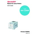 Sharp AR-C200P (serv.man11) User Guide / Operation Manual