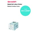 Sharp AR-C200P (serv.man12) User Guide / Operation Manual