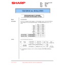 Sharp AR-C260 (serv.man71) Technical Bulletin