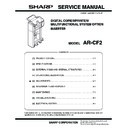Sharp AR-CF2 (serv.man2) Service Manual
