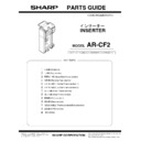 Sharp AR-CF2 (serv.man4) Parts Guide