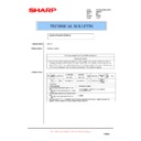 Sharp AR-CF2 (serv.man6) Technical Bulletin