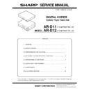 Sharp AR-D11 Service Manual