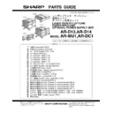 Sharp AR-D13 (serv.man9) Parts Guide