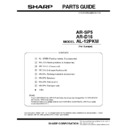 Sharp AR-D16 (serv.man4) Parts Guide