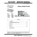 Sharp AR-D16 Service Manual