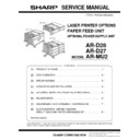 Sharp AR-D28 Service Manual