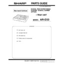 Sharp AR-D33 (serv.man2) Parts Guide