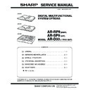 Sharp AR-D33 Service Manual