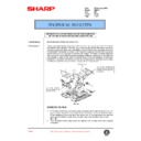 Sharp AR-DE1 (serv.man10) Technical Bulletin