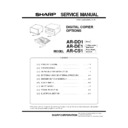 Sharp AR-DE1 (serv.man2) Service Manual