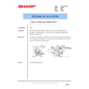 Sharp AR-EF1 (serv.man15) Technical Bulletin