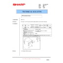 Sharp AR-F11 (serv.man14) Technical Bulletin