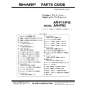 Sharp AR-F12 (serv.man11) Parts Guide