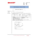 Sharp AR-F13 (serv.man7) Technical Bulletin