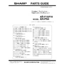 Sharp AR-F15 (serv.man8) Parts Guide