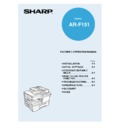 Sharp AR-F151 (serv.man16) User Guide / Operation Manual