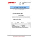 Sharp AR-F16 (serv.man10) Technical Bulletin