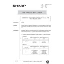 Sharp AR-FN1 (serv.man28) Technical Bulletin