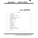 Sharp AR-FN3 (serv.man3) Parts Guide