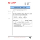 Sharp AR-FN4 (serv.man4) Technical Bulletin