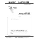 Sharp AR-FN5A (serv.man2) Parts Guide