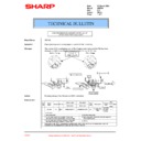Sharp AR-FN6 (serv.man15) Technical Bulletin