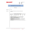 Sharp AR-FR7 (serv.man4) Technical Bulletin