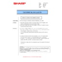 Sharp AR-FX13 (serv.man4) Technical Bulletin