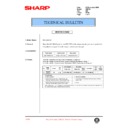 Sharp AR-FX2 (serv.man20) Technical Bulletin