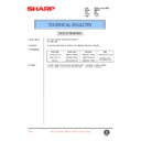 Sharp AR-FX3 (serv.man2) Technical Bulletin