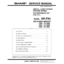 Sharp AR-FX4 Service Manual