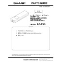 Sharp AR-FX5 (serv.man4) Parts Guide