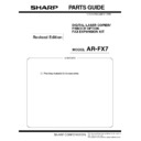 Sharp AR-FX7 (serv.man2) Parts Guide