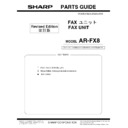 Sharp AR-FX8 (serv.man2) Parts Guide