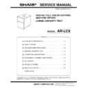 Sharp AR-LC9 Service Manual