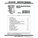 Sharp AR-M351N, AR-M451N (serv.man4) Service Manual