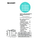Sharp AR-M620 (serv.man68) User Guide / Operation Manual