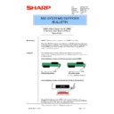 Sharp AR-NC1D (serv.man13) Technical Bulletin