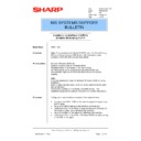 Sharp AR-NC3D (serv.man20) Technical Bulletin
