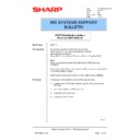Sharp AR-P15 (serv.man7) Technical Bulletin