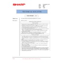 Sharp AR-P19 (serv.man24) Technical Bulletin