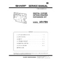 Sharp AR-PB9 (serv.man2) Service Manual