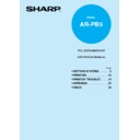 Sharp AR-PB9 (serv.man4) User Guide / Operation Manual