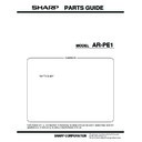Sharp AR-PE1 (serv.man10) Parts Guide