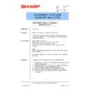 Sharp AR-PE1 (serv.man32) Technical Bulletin