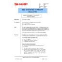 Sharp AR-PE1 (serv.man42) Technical Bulletin