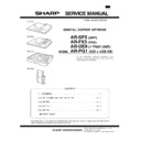Sharp AR-PG1 (serv.man3) Parts Guide