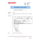 Sharp AR-PN2 Technical Bulletin